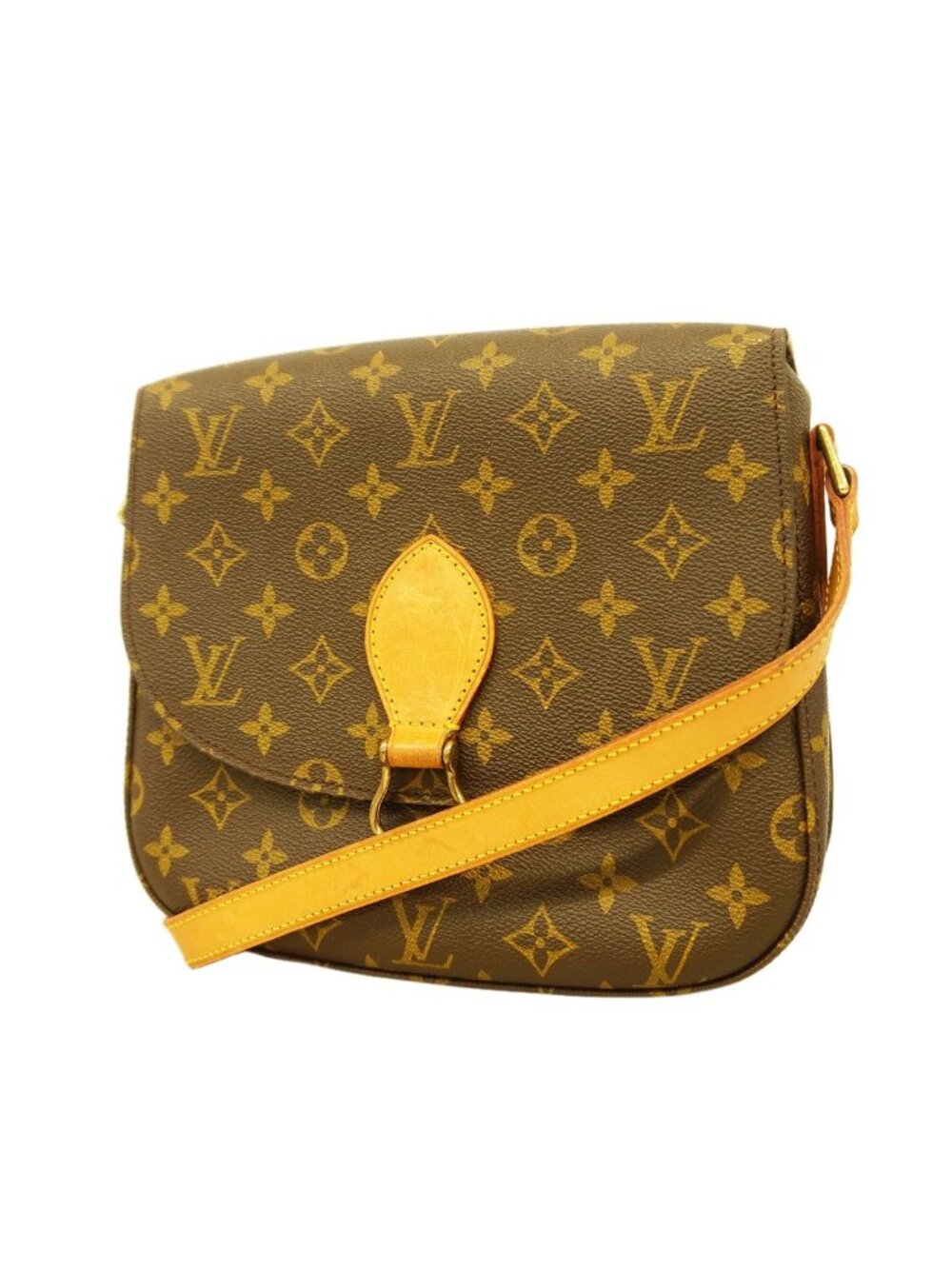 Louis Vuitton Shoulder Bag Monogram Saint-cloud GM Brown